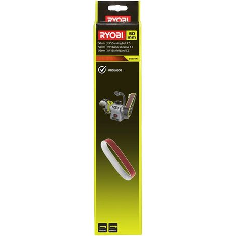 Ryobi BSS50A5 5 Schleifbänder 50 x 686 mm Körnung 80 Schleifmaschine RBGL650G