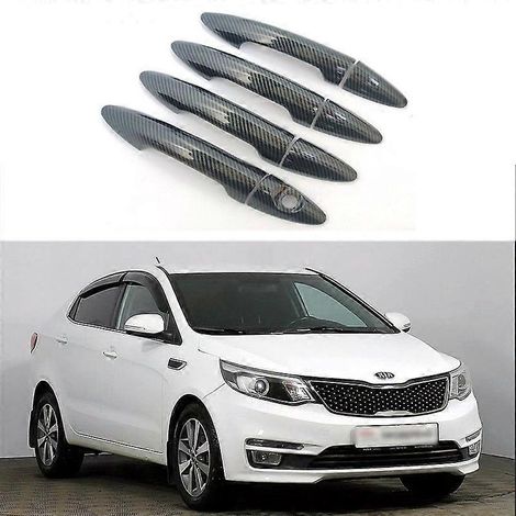 Passend für Kia Rio3 K2 (2011–2016), Türgriffgehäuse, Karosseriedekoration – Hochglanzschwarz, 1 Loch, 2 smarte