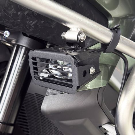 Suitable for replacing the Zongshen 368G/703F fog light cover, the aluminum alloy headlight safety rail cover, and decorative accessories. (1/5)