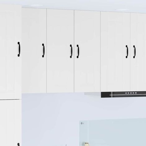 Wall Cabinet LUCCA High Gloss White 30 x 31 x 80 cm vidaXL