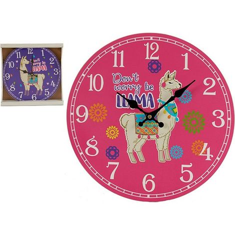 Wanduhr Gift Decor Flamme