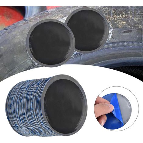 36 Stück/Box 80 mm Naturkautschuk-Flicken zur Reparatur von Reifenpannen, Kältebrücken und schlauchlosen Reifen am Auto (1/5)