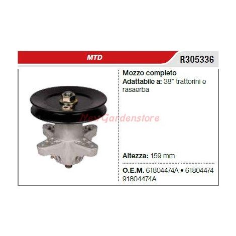 Mozzo portalama MTD tagliaerba rasaerba tosaerba 38" R305336