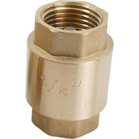 Clapet Anti-Retour - Laiton - 3/4 Pouces - Pour Systèmes de Plomberie - 1 Pièce