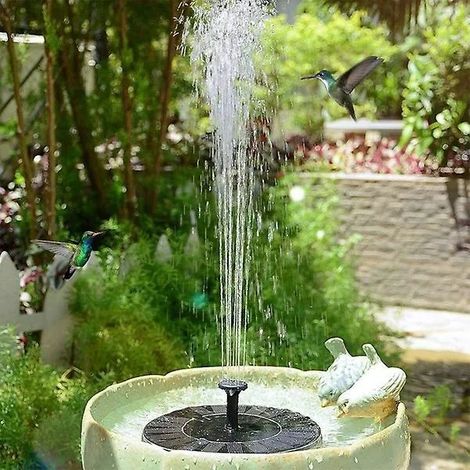 Fontaine solaire - Sol Fountain - Pompe Sol Fountain - 13 cm noir (1/3)