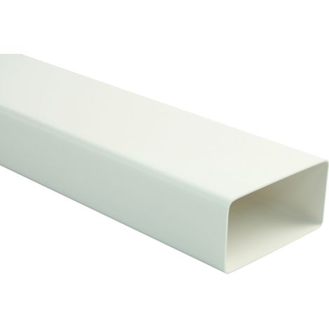 canale piatto 110x53 0.5 bianco