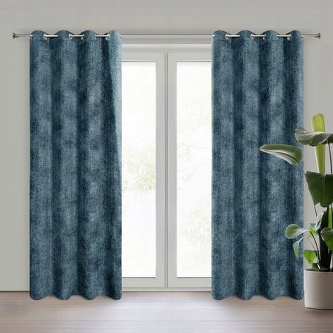 Halbverdunkelnde Vorhangringe 135 cm x 250 cm 1 Stück. (1/5)