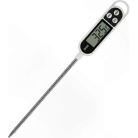 Digitales Küchenthermometer für die Lebensmittelzubereitung, schnelle Temperaturmessung, ideal zum Kochen, Backen und Grillen, präzises LCD-Display, unverzichtbares Küchengerät (1/5)