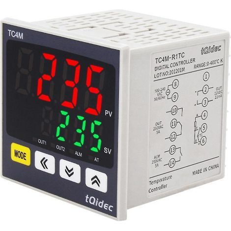 0400℃ Adjustable Intelligent Precise Temperature Controller Digital Display Relay Solid State SSR O (1/5)