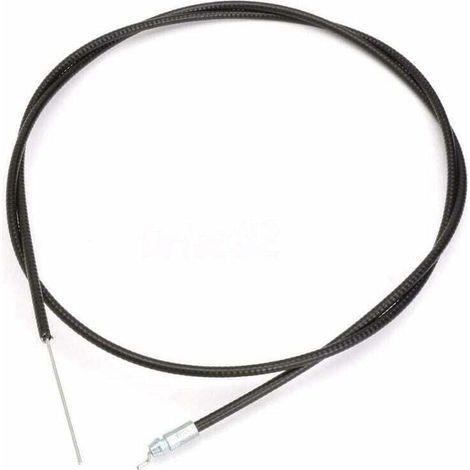 Câble d'accélérateur 142cm /56 Inch Throttle Cable & Starter Levier Pour Tondeuse, Levier De Câble & D'Étranglement D'Accélérateur Contrôle Manipuler pour Tondeuse À Gazon Debroussailleuse (1/2)