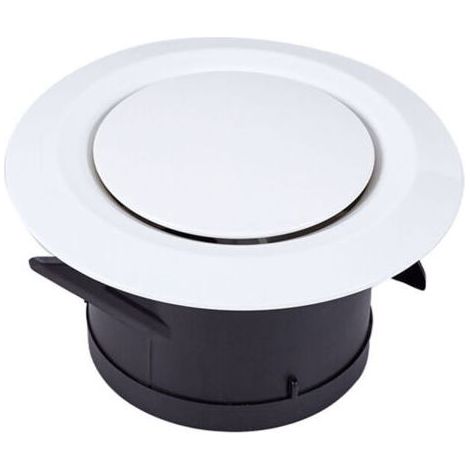 Bouche VMC - Grille De Ventilation Rondes 100 Mm En Plastique ABS - Pour Salle De Bain Et Cuisine - 1 Pièce (1/5)