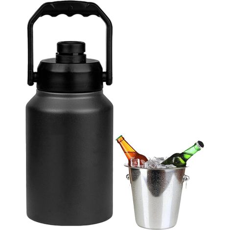 Seau à Glace avec Couvercle - Seau de Stockage de Glace de 2 litres avec (1/5)