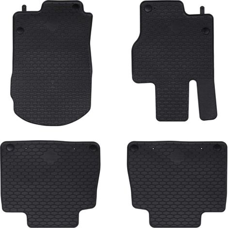 Car Mat 4 pcs Black suitable for MB GLE , GLS 2019- Rubber vidaXL