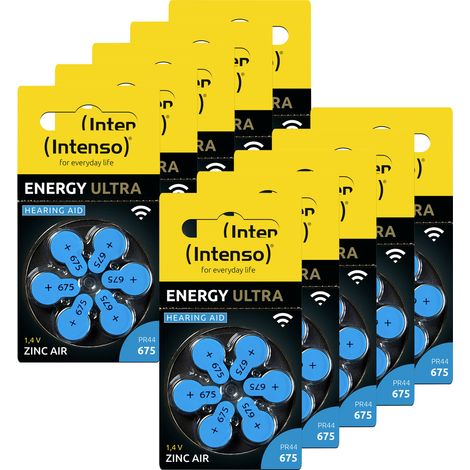 Intenso Hörgerätebatterie PR44-675 1.45 V 60 St. 540 mAh Zink-Luft 7504446MP (1/3)
