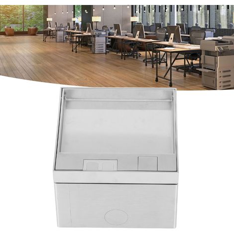 Boîtier de prise de sol encastrée universel à trois trous, style marbre, USB-C, 250 V CA (1/5)