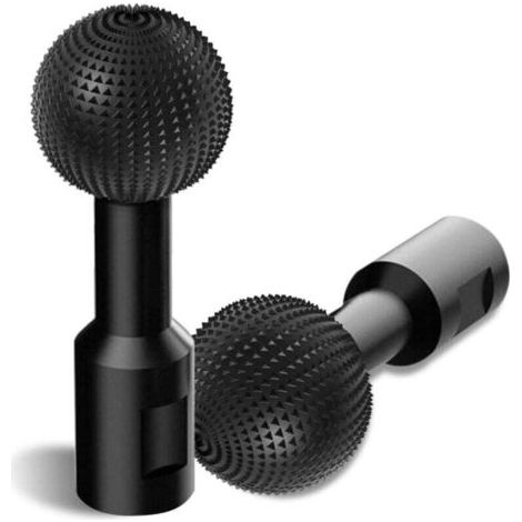 Kugelförmiger Holzschnitzfräser – Hartmetall – 14 mm – Für 115/125-mm-Winkelschleifer – Polieren und Formen