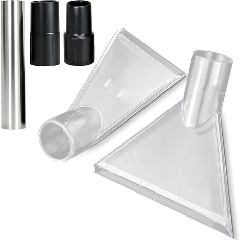 2 Pièces Embout Aspirateur, Aspirateur Buse, Suceur Aspirateur, Embout Aspirateur Voiture Brosse Aspirateur Embouts D'aspiration Transparents Adaptateur Embout Aspirateur (1/5)