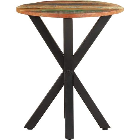 Maison Exclusive - Beistelltisch 48x48x56 cm Altholz Massiv (1/5)