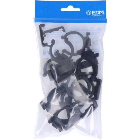 Confezione da 10 morsetti per elettroerosione M-32 Nylon nero per Ferroplast