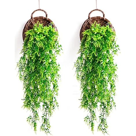 2Pcs Fleur Artificielle d'herbe de Malt Plantes Artificielles Fausse Plante (1/5)