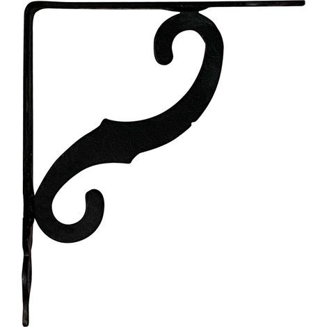 escuadras ornamentales Plm05 negro 200 x 150 mm (1/2)