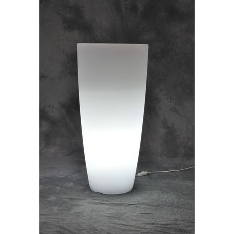 VASO HOME LIGHT TONDO D 33X70 CM GHIACCIO BIANCO- 1,0 pz