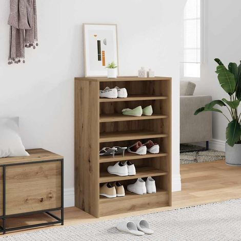 Schuhschrank Artisan-Eiche 60x35x92 cm Holzwerkstoff