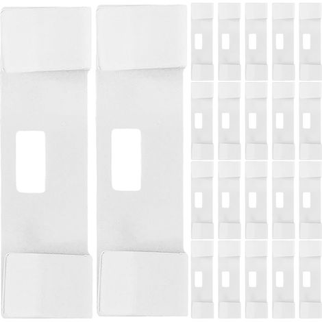 Clips de fixation pour stores verticaux en fer blanc, entretien sûr des lames plastique et (1/5)