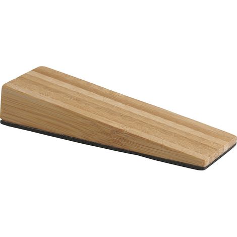 Cale de porte en bambou, semelle caoutchouc - THIRARD (1/3)