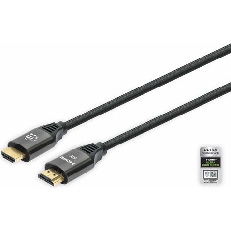 MANHATTAN 8K@60Hz HDMI-Kabel mit Ethernet-Kanal St./St. 1m (355933) (1/5)