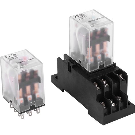 HH53P(MY3NJ) Kleines elektromagnetisches Relais mit Sockel, 24 V DC, 220 V AC, 11-polig (1/5)