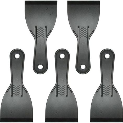 Lot de 5 spatules en plastique pour enlever la résine et réparer les murs d'imprimante 3D (Noir) (1/5)