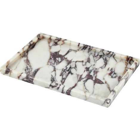Arbeitsplatte aus Calacatta-Marmor – 30,5 × 20,3 cm – Echtmarmor – Badezimmerarbeitsplatte – zeitloser Luxus