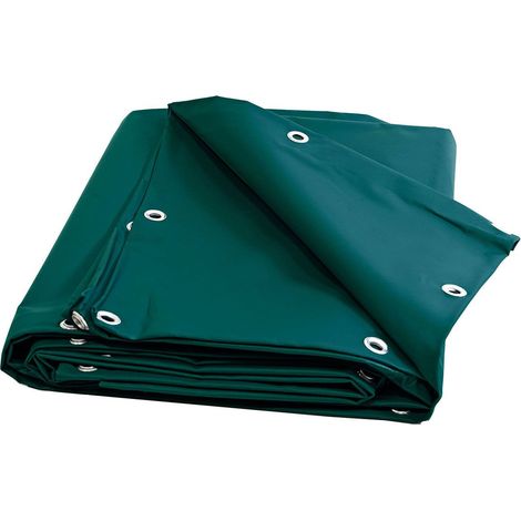 TECPLAST Bâche Bois 2x3 m XP640BO Verte - Garantie 10 ans - Bâche de protection étanche pour Bois de chauffage - Made in France