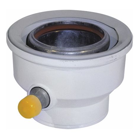Ubbink 224138 Rolux Gaz Alu Universal-Adapter-Set – Alu-Durchm. 60/100 80/125 - weiß