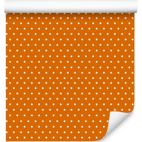 Papier peint à carreaux rétro colorés pêche et or 50x1000 cm (1/5)