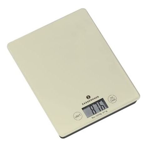 Zassenhaus Küchenwaage Digitalwaage Balance Cool Creme Küchenwaagen
