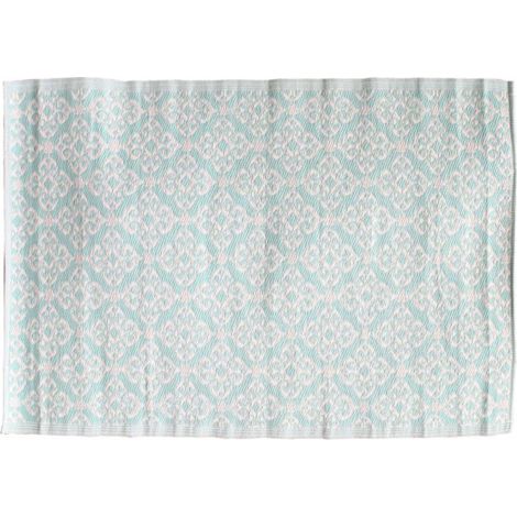 Tapis Déco Imprimé "Harrison" 120x180cm Turquoise (1/5)