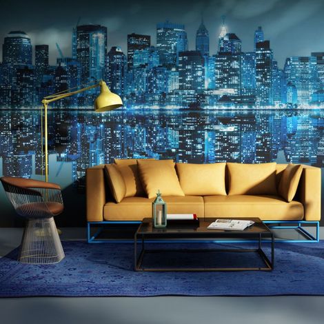 Papier Peint "Océan de Lumières New York" 270x450cm (1/2)
