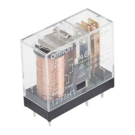 Relais 24vdc 1 Cto Geschaltet 10a/250vac Omron G2r-1-24dc