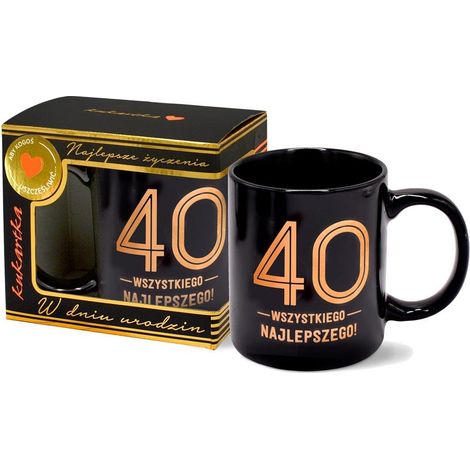 Premium-Geburtstagsbecher 40