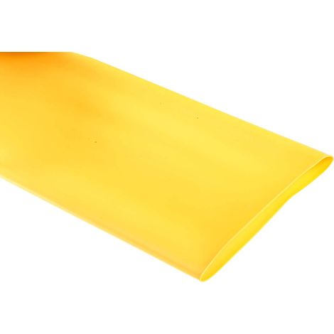 Gaine thermorétractable RS PRO, Dia. 50.8mm Jaune rétreint 2:1, 1.2m ( Prix pour Paquet de 5 )