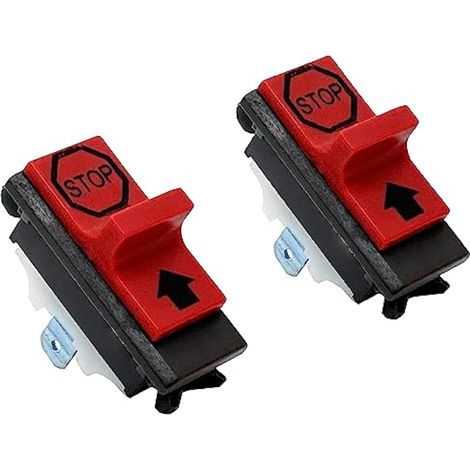 Pack de 2 interrupteurs marche/arrêt pour tronçonneuse Husqvarna 40/41/42/45/50/51/55/61/66/162