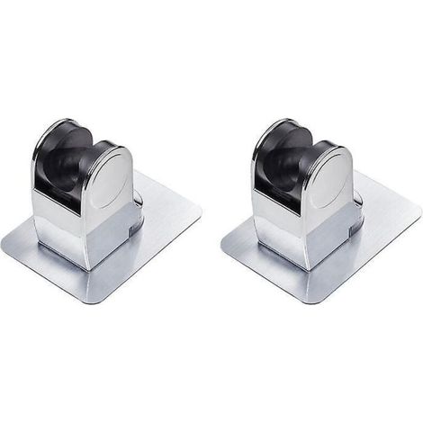 Lot de 2 sièges de douche adhésifs en ABS (1/4)