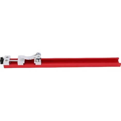 Verstellbare Führungsschiene für Kreissägen, 360 mm, Positionierung aus Aluminiumlegierung für die Schneidemaschinenbasis, doppelte Verriegelung (1/5)