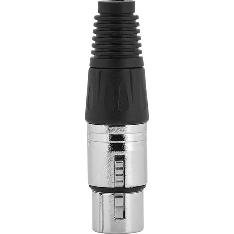 5 Connecteurs XLR 3 Pôles Mâle/Femelle pour Câble Microphone - Lot de 5 (1/4)