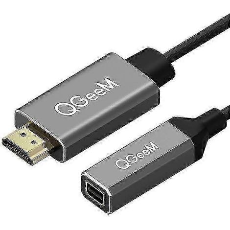 Adaptateur HDMI vers Mini DisplayPort 4K 30Hz pour PC Portable, Conversion Vidéo UHD, Compatible Plug and Play, Connexion Fiable (1/5)