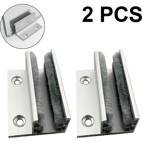 Supporto porta scorrevole in vetro di tipo F 2 camere, stop automatico cancello a battente, sequencer a forma di U con porta scorrevole (1/5)