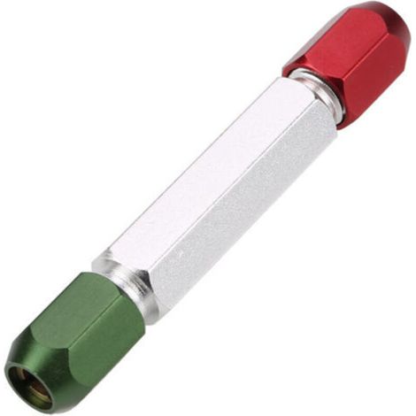 Poignée de jauge à double extrémité en alliage d'aluminium pour goupille (3/4 mm)
