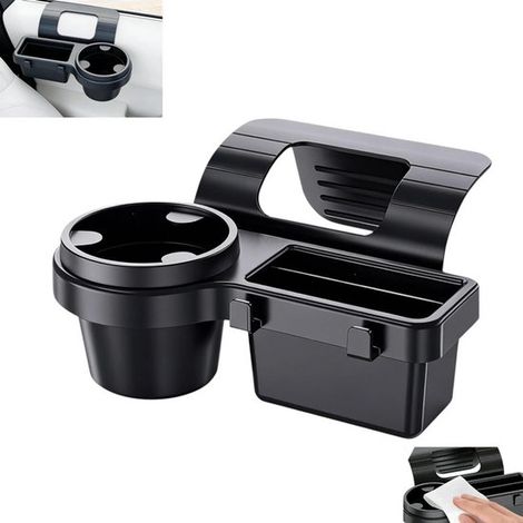 Set mit 1 Getränkehalter fürs Auto – Türbecherhalter – Verstellbarer Getränkehalter – Lüftungsschlitz – Universal – Kaffeebecherhalter – Dosenhalter – Universell, kein Bohren erforderlich